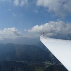 Flugwegposition um 08:58:49: Aufgenommen in der Nähe von Gemeinde St. Pankraz, Österreich in 1597 Meter